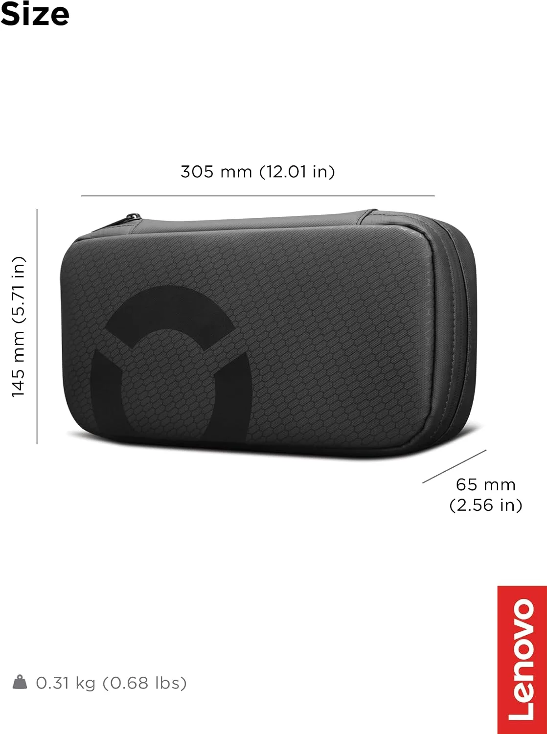 Lenovo Estojo de transporte para console de jogos Legion Go S, bolsa protetora de armazenamento, tecido PU resistente a derramamentos, armazenamento seguro para controladores, console, dock e — foto 5
