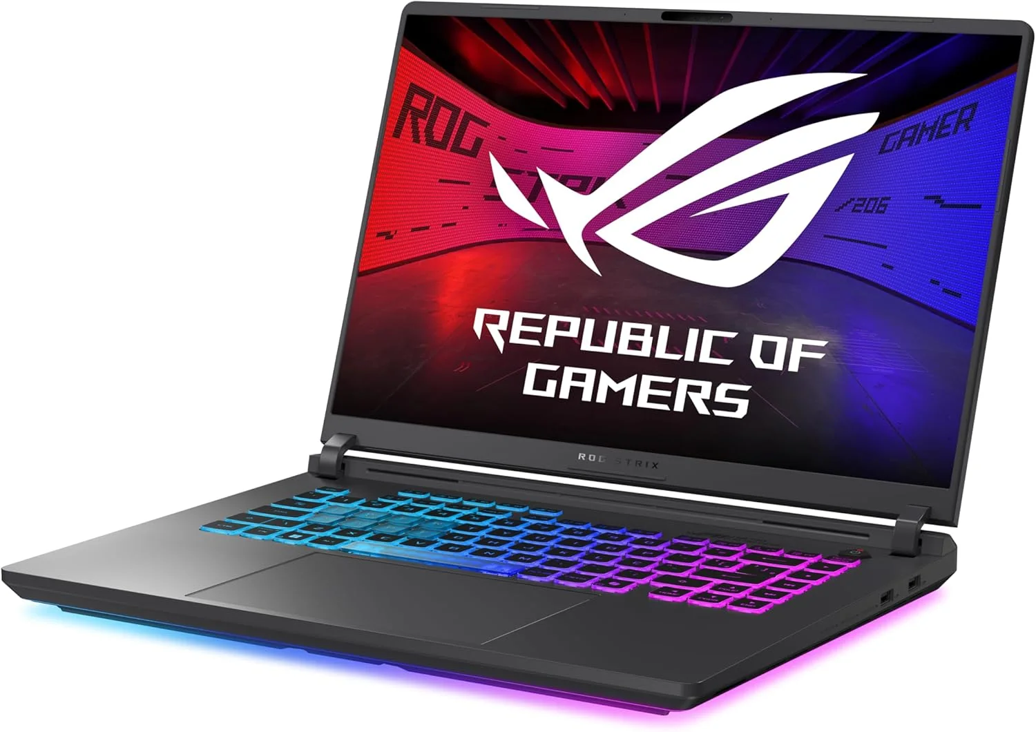 Notebook ASUS ROG Strix G16, Intel Core i9, RTX 5060, 16 GB, 512 GB SSD W11 Home, 16.0, Eclipse Gray - G615JMR-S5001W — foto 6