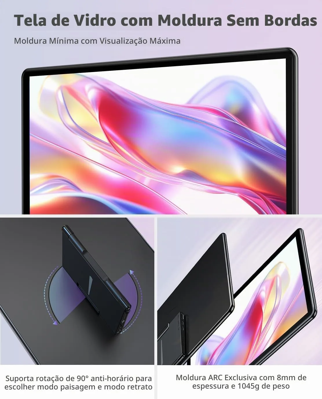 UPERFECT Monitor Portátil Touch 15.6  a 24.5 Polegadas 2000-1 1920 x 1080 FHD — foto 7