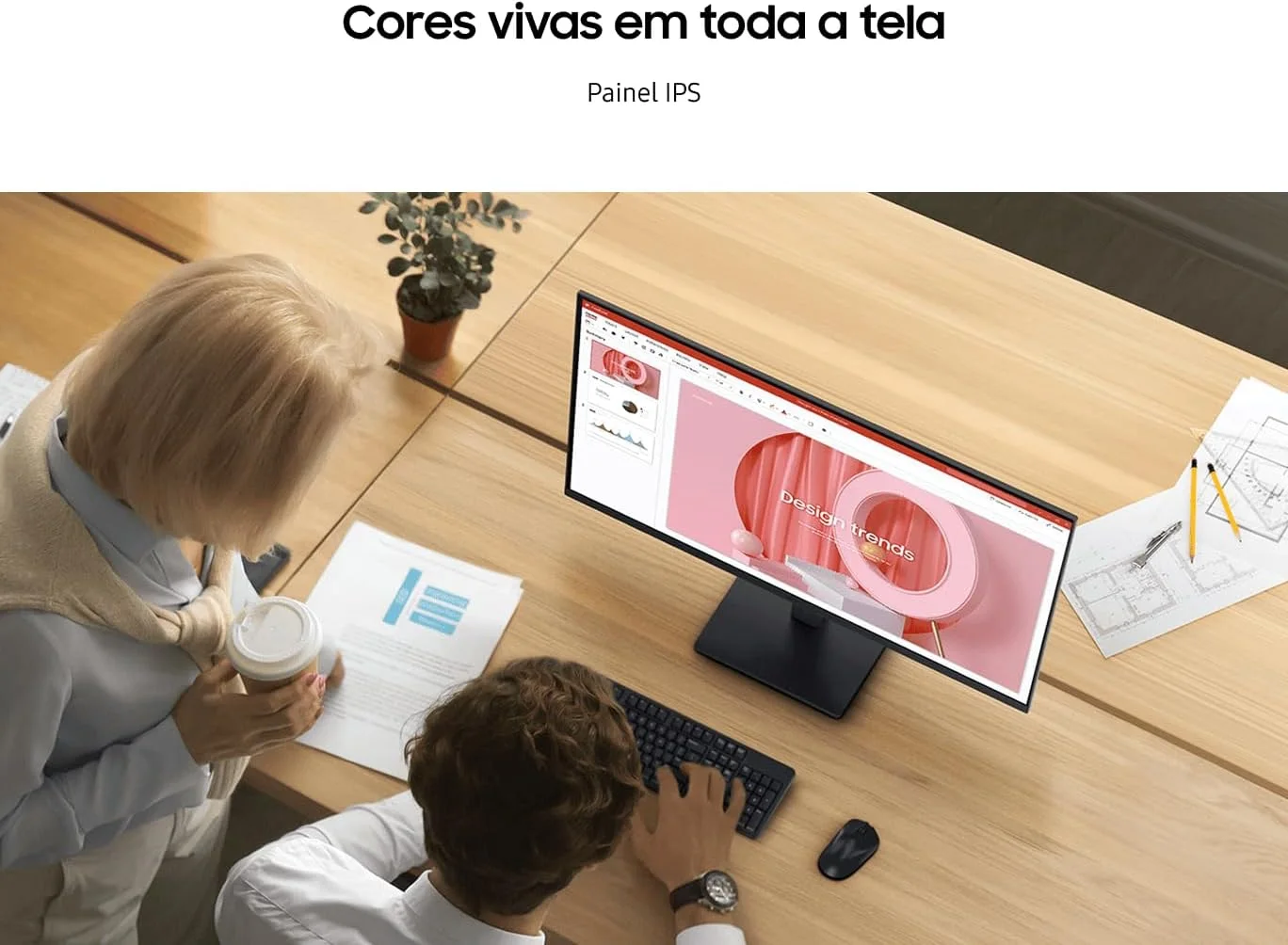 Monitor Gamer Samsung 24 FHD, 120 Hz, HDMI, Preto, S3 — foto 6