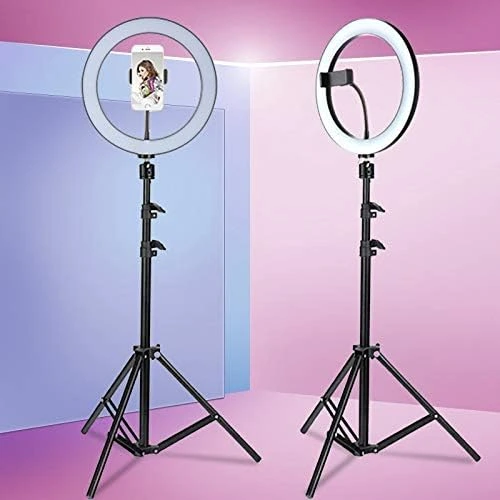 Kit Completo Ring Light Com Tripé Dimmer Youtuber Selfie Pro — foto 6