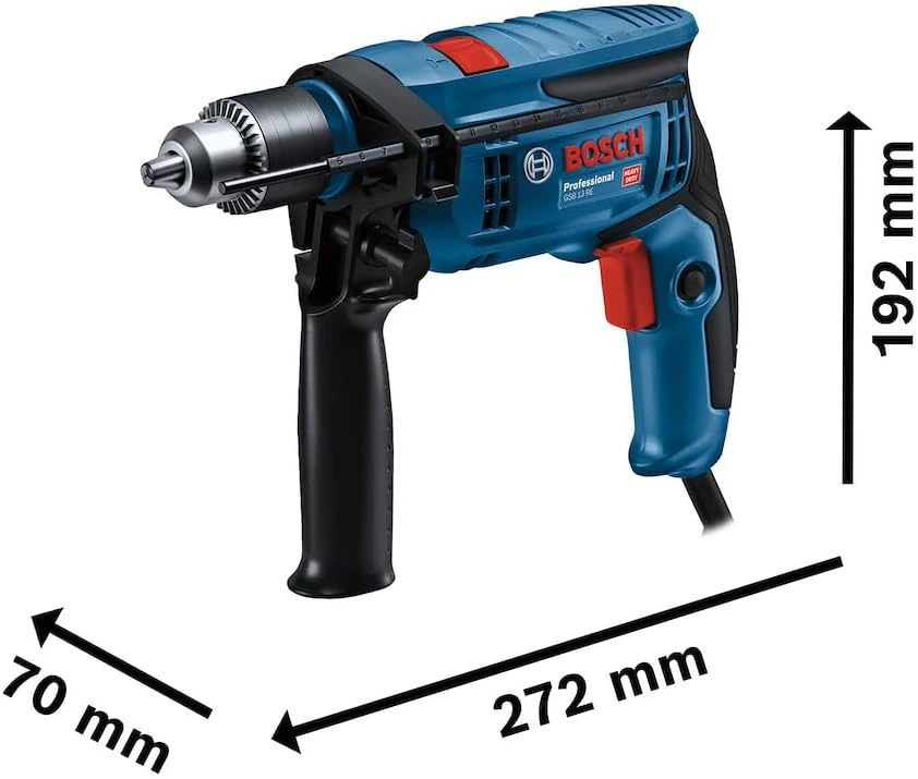 Furadeira de Impacto GSB 13 RE-M 750W 220V em maleta Bosch — foto 7