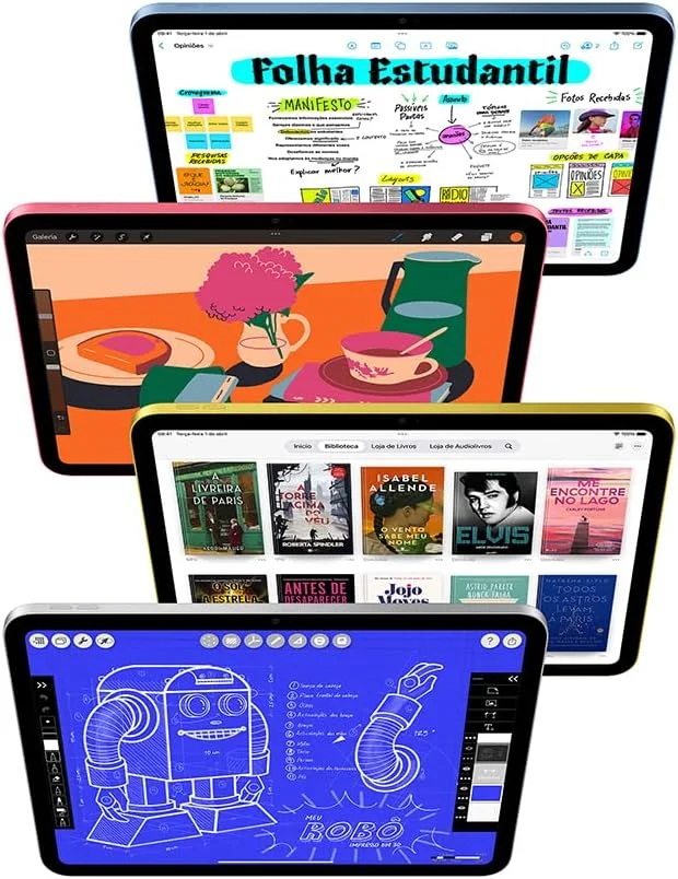 Apple 2025 iPad (Wi-Fi, 128 GB) - Prateado (A16) — foto 2