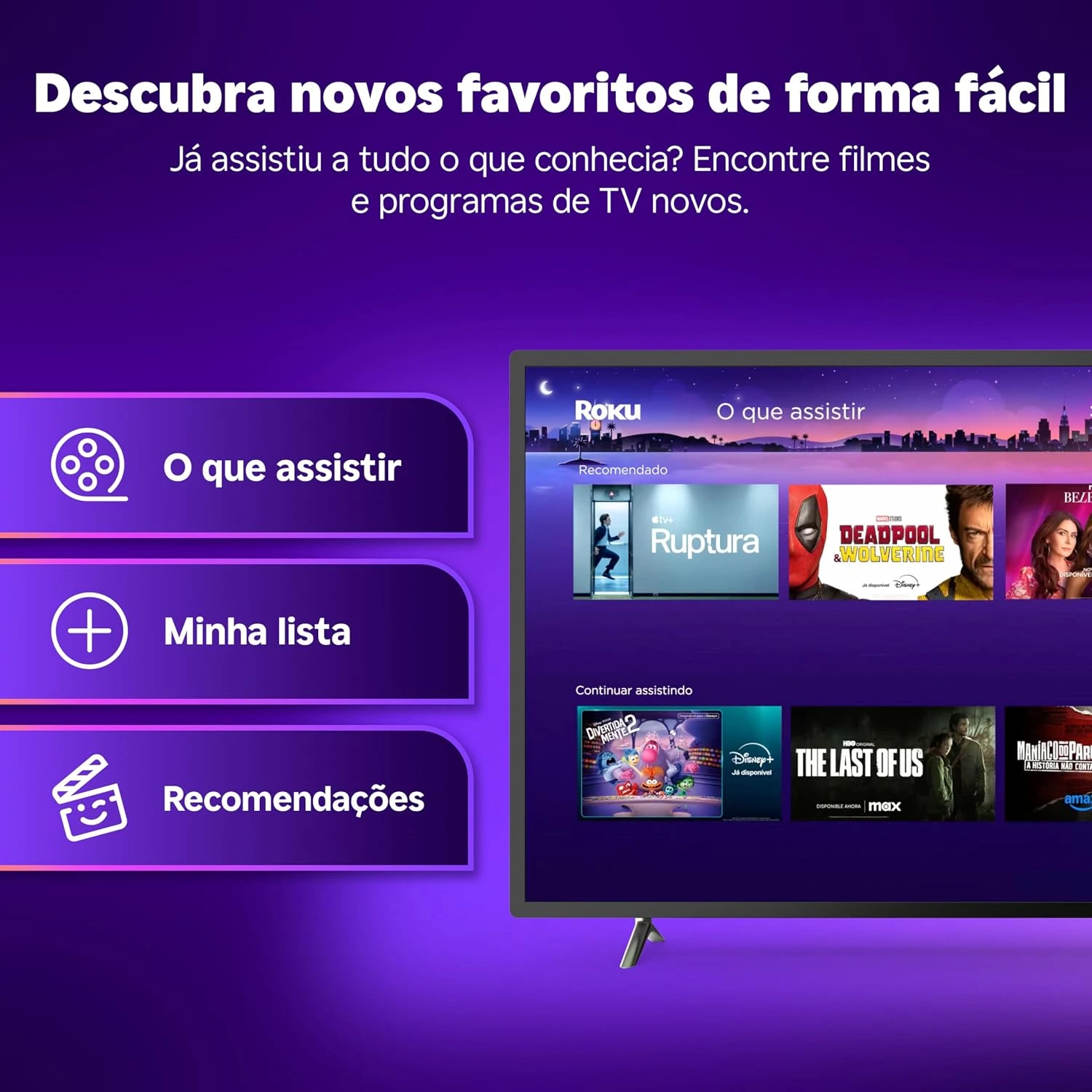 Roku Streaming Stick HD 2025  Dispositivo de streaming para TV HDFHD com controle remoto por comando de voz compatível com Alexa, Siri e Google — foto 7