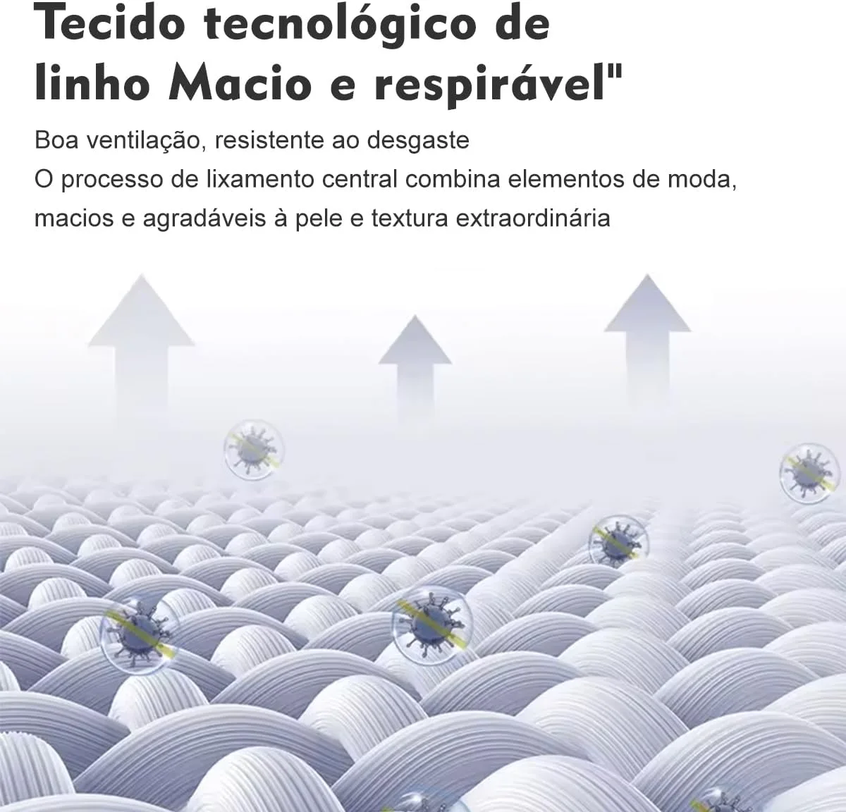 Cadeira Gamer Python Fly em tecido, respirável e ecológica, ângulo ajustável (Cinza Claro) — foto 5