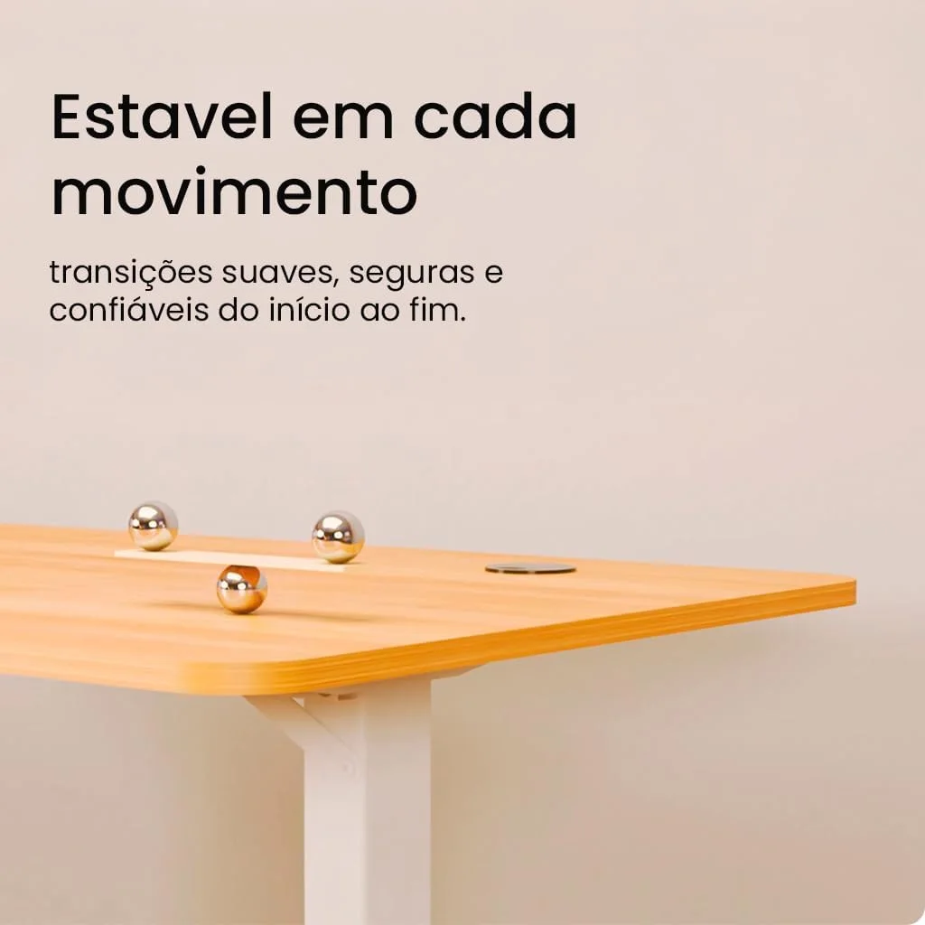 Mesa com Regulagem de Altura DT3 F10 Função memória Sistema anticolisão Apoio com coluna invertida Elevação (Black) — foto 5