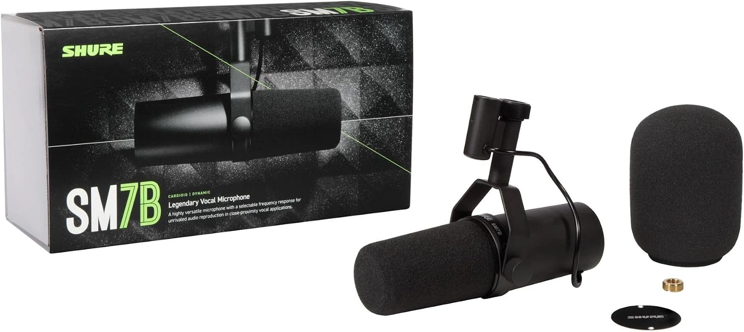 Shure SM7B Microfone Dinâmico Cardióide para Estúdio — foto 2