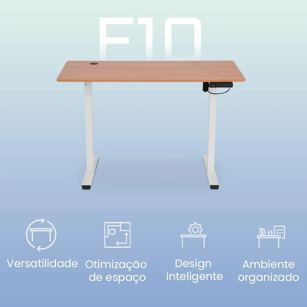 Mesa com Regulagem de Altura DT3 F10 Função memória Sistema anticolisão Apoio com coluna invertida Elevação (Black) — foto 4