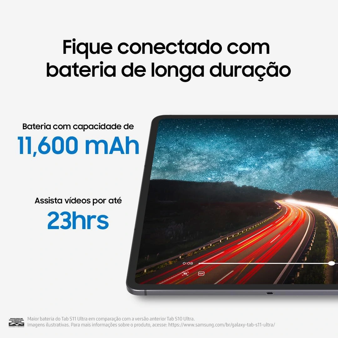 Tab Samsung Galaxy S11 Ultra Cinza, 512GB, 12GB 14.6 Camera 12MP, WiFi — foto 8