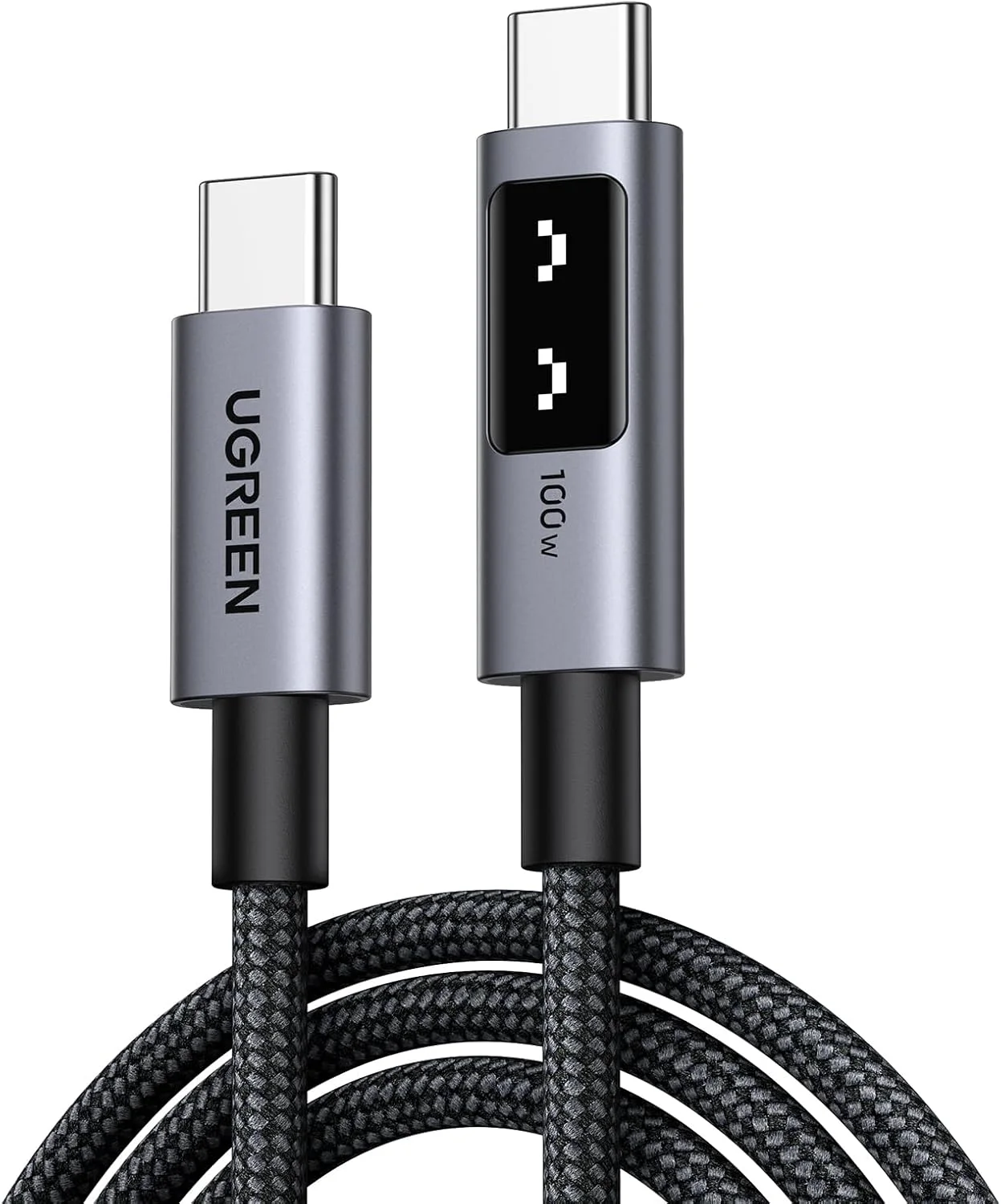UGREEN Uno Cabo USB-C para USB-C Turbo 100W 2M com Tela — foto 1