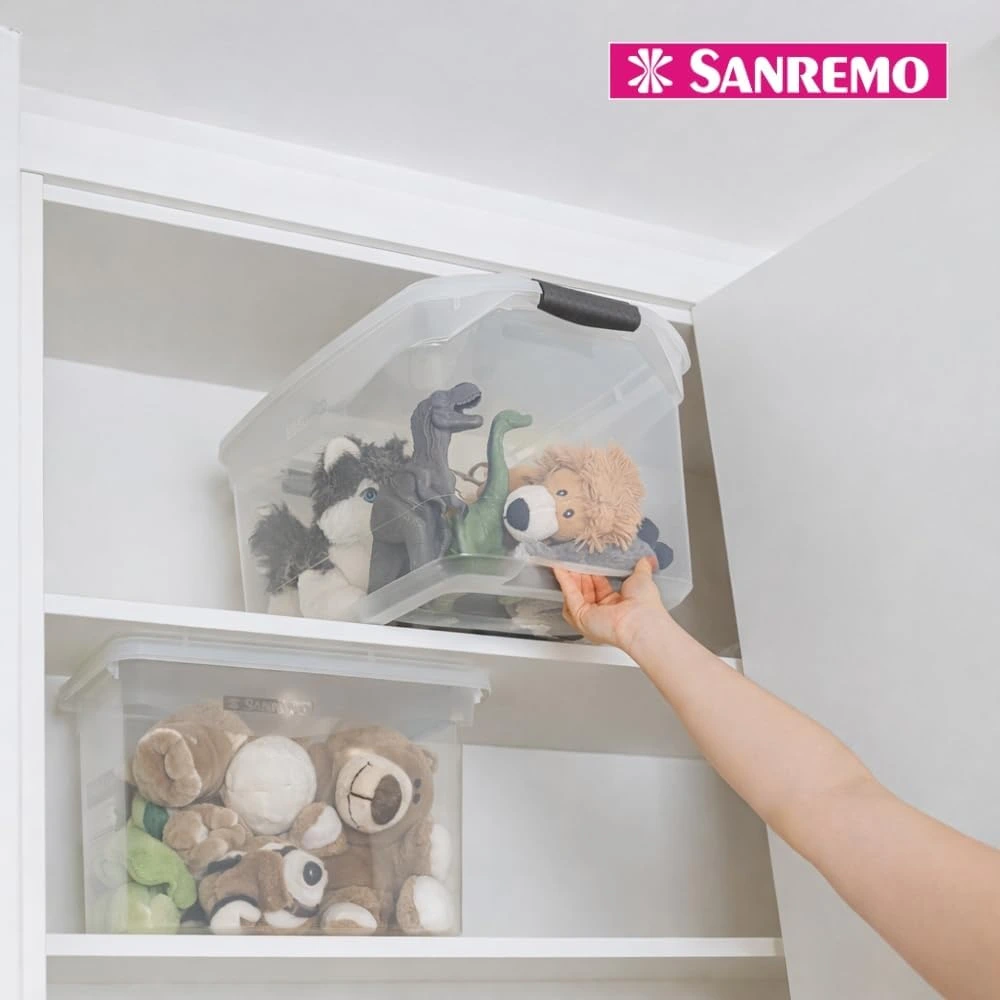 Caixa Organizadora Plástica de 6 A 80 Litros, Linha Flex Sanremo — foto 3