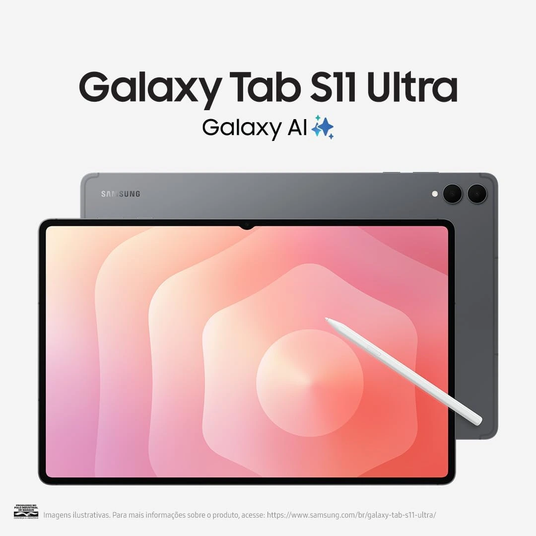 Tab Samsung Galaxy S11 Ultra Cinza, 512GB, 12GB 14.6 Camera 12MP, WiFi — foto 2
