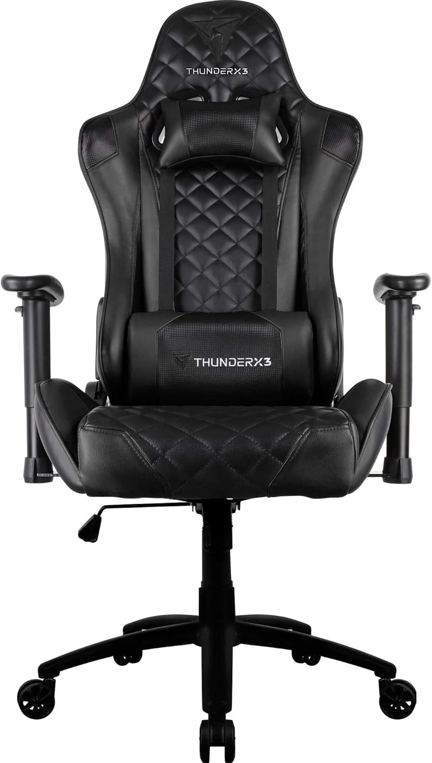 Cadeira Gamer Profissional TGC12 Preta ThunderX3. — foto 3