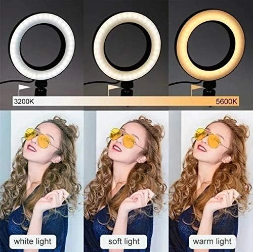 Kit Completo Ring Light Com Tripé Dimmer Youtuber Selfie Pro — foto 4