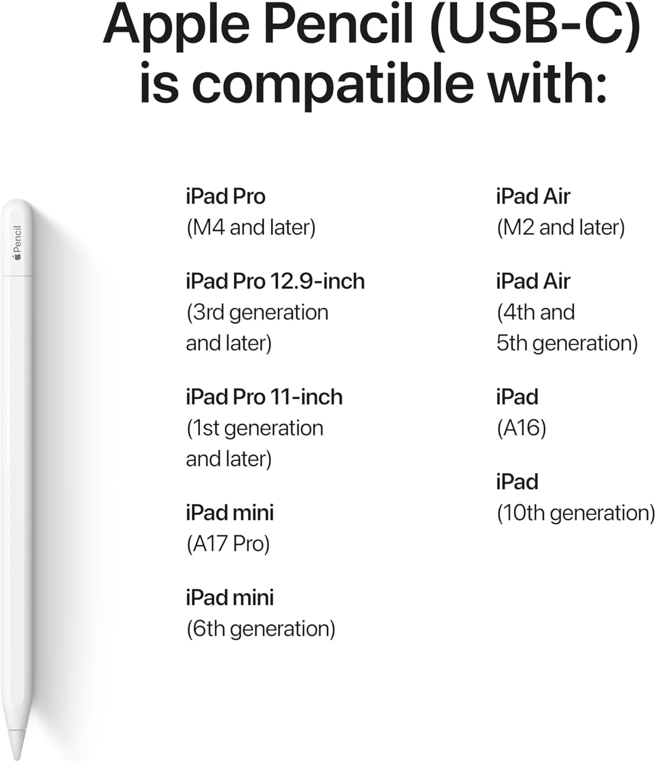 Apple Pencil (USB-C) — foto 3