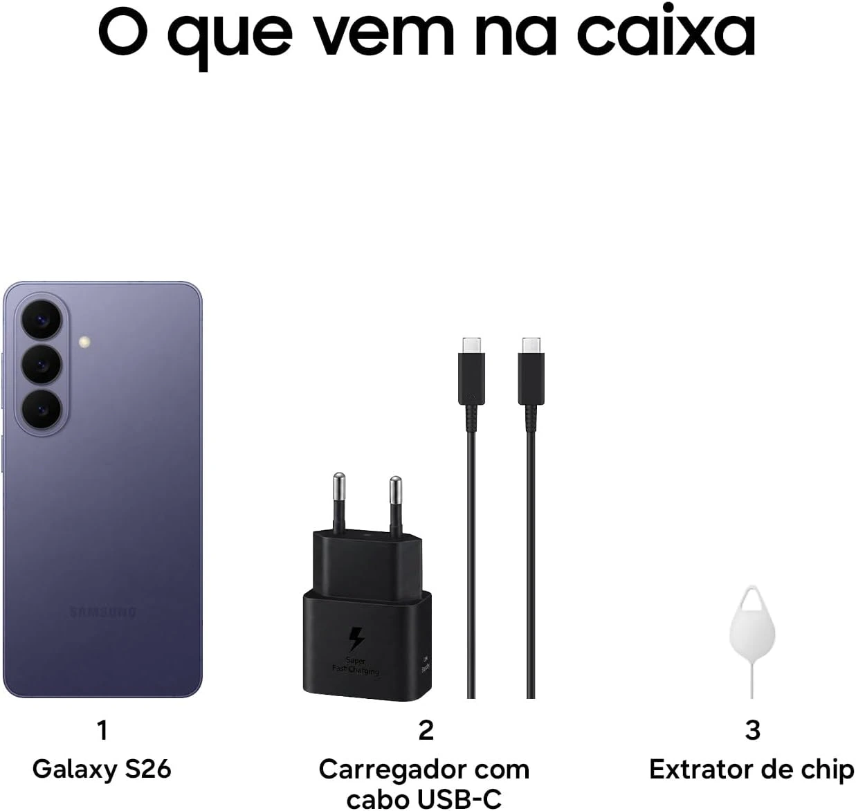 Celular Samsung Galaxy S26 5G, 256GB, 12GB RAM, Câmera Tripla de 501210, Tela Grande de 6.3 - Violeta — foto 8