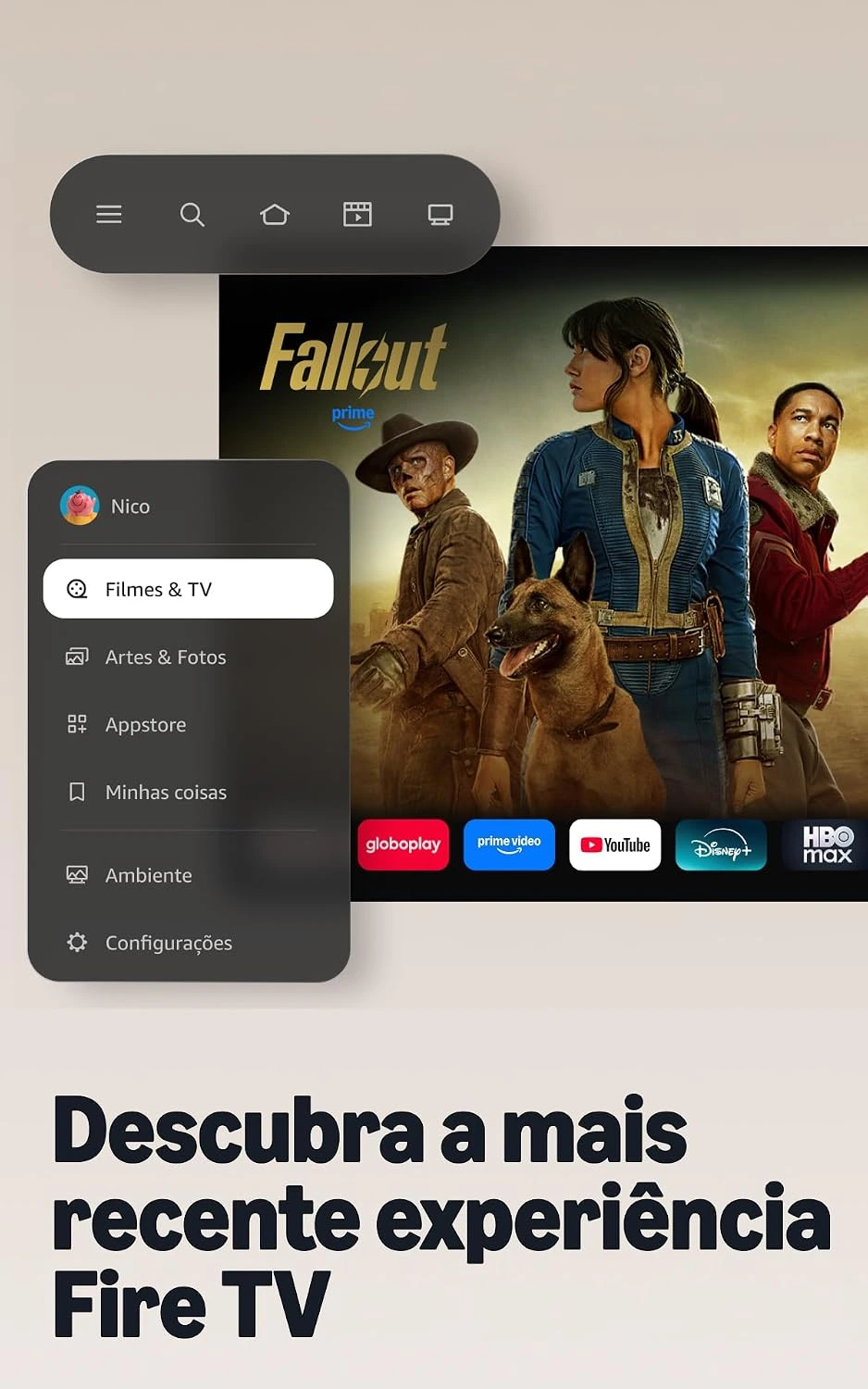 Amazon Fire TV Stick 4K (modelo mais recente), streaming em 4K simplificado, novo controle remoto Fire TV, todos os seus aplicativos em um só lugar, encontre séries e filmes rapidamente com Alexa — foto 8