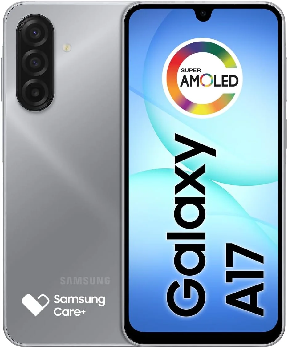 Celular Samsung Galaxy A17, 256GB, 8GB, 50MP Tela 6.7, IP54 - Cinza