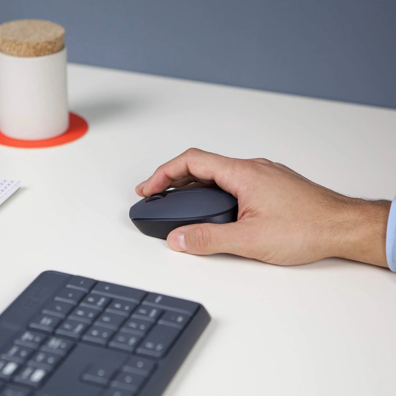 Combo Teclado e Mouse sem fio Logitech MK235 com Conexão USB, Pilhas Inclusas e Layout ABNT2 — foto 6