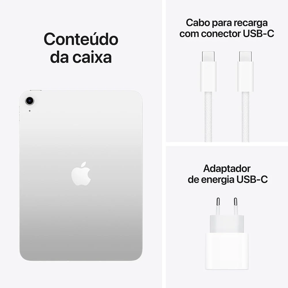 Apple 2025 iPad (Wi-Fi, 128 GB) - Prateado (A16) — foto 6