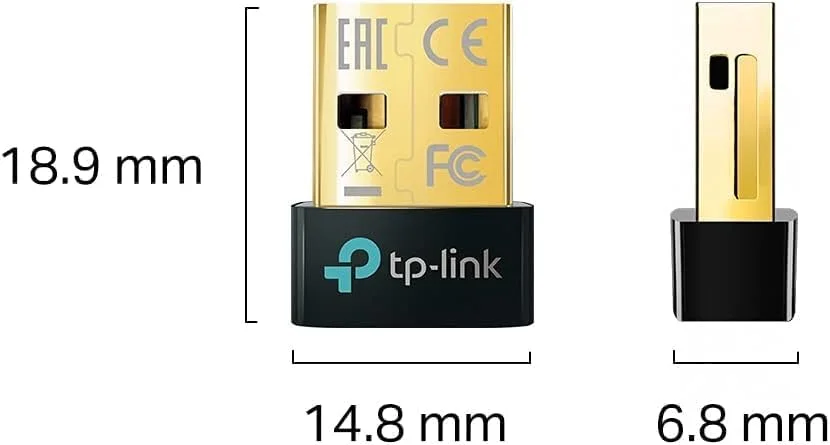 TP-Link UB500 Adaptador Bluetooth para PC e Notebook 5.3 Nano USB 2.0, Conecta até 7 Dispositivos, para Fone, Controle, Mouse e Teclado, Windows 11108.17 — foto 4