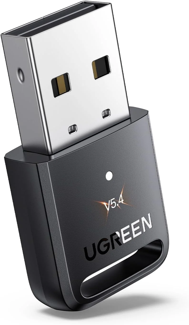 UGREEN Adaptador USB Bluetooth 5.4 para PC, Plug  Play para Windows 11108.1, Receptor e Transmissor para TecladoMouseFone de OuvidoAlto-Falantes — foto 7