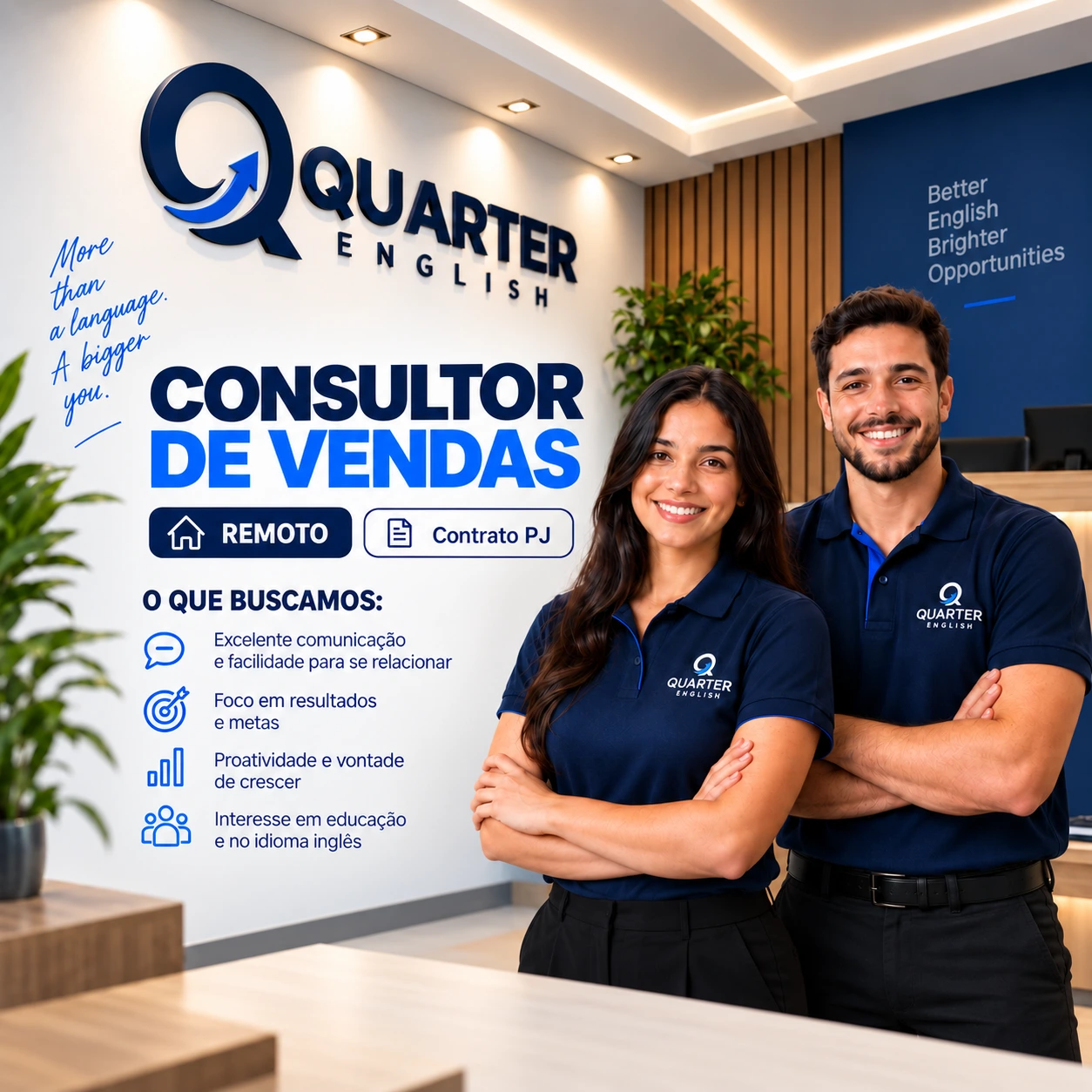 Consultor de Vendas em Escola de Inglês