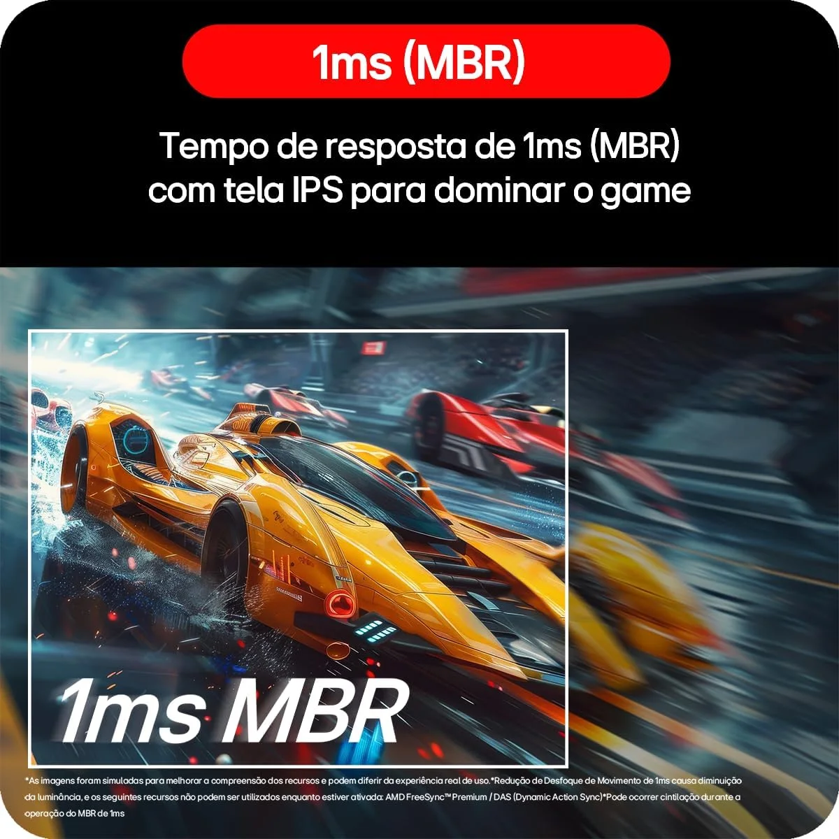 LG UltraGear Monitor Gamer 27 IPS, 144Hz Nativo, 1ms (MBR), Full HD (1920x1080), HDR10, NVIDIA G-SYNC, AMD FreeSync, Preto - 27G411B — foto 5
