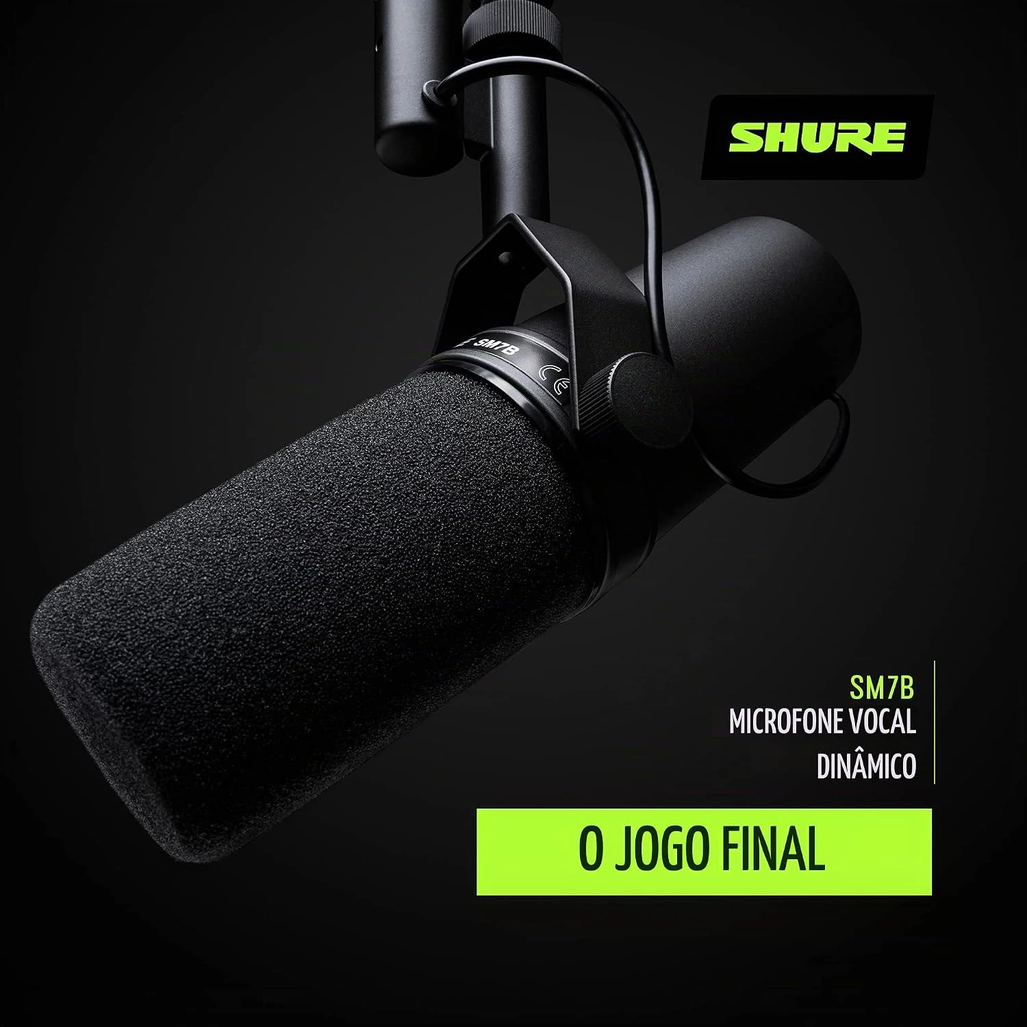 Shure SM7B Microfone Dinâmico Cardióide para Estúdio — foto 6