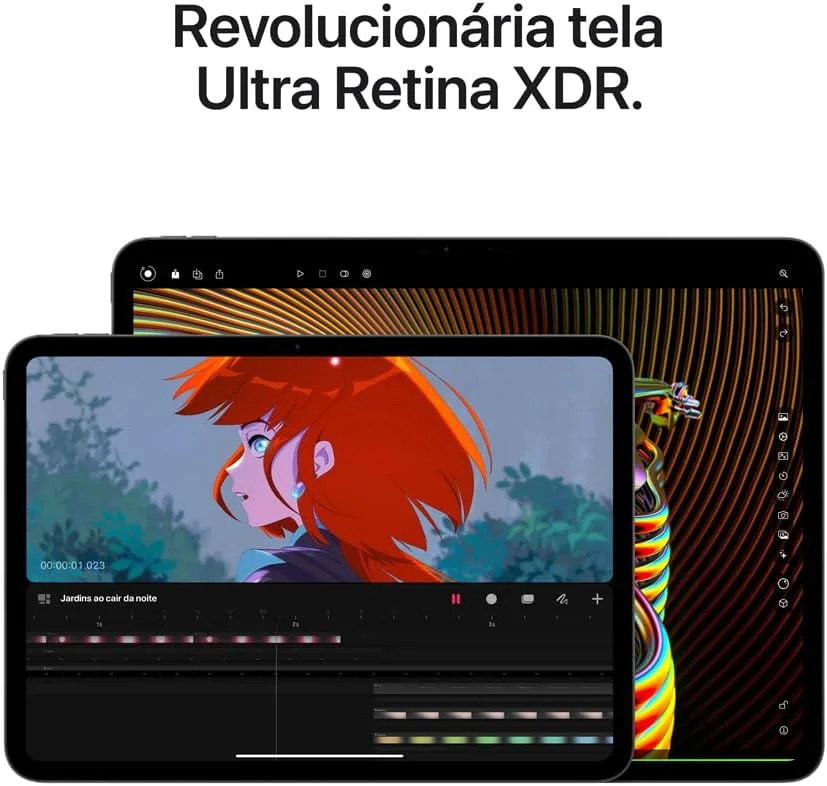 Apple 2024 iPad Pro de 13 polegadas (Wi-Fi, de 256 GB, Vidro convencional) - Preto-espacial (M4) — foto 3