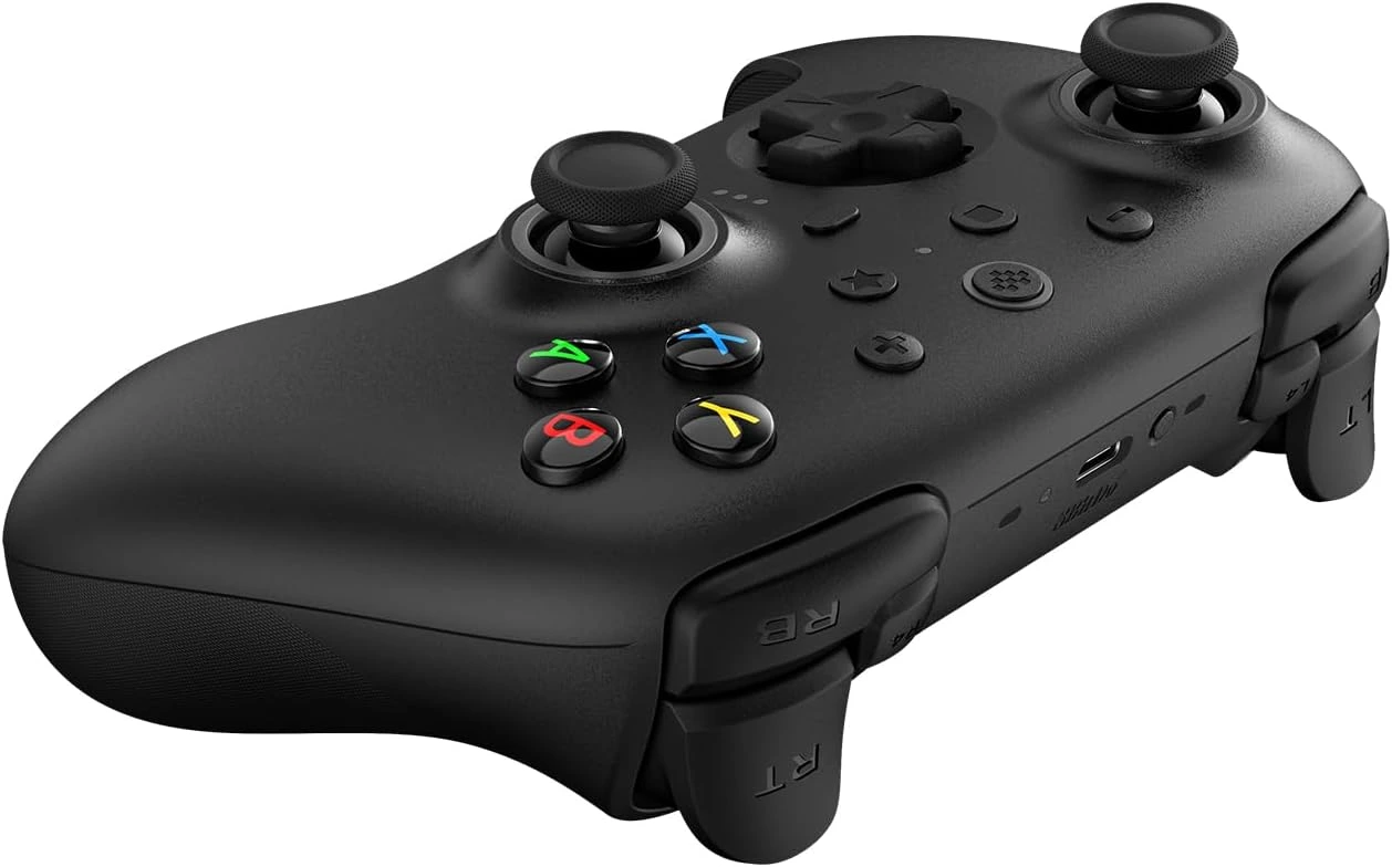 Controle sem fio 8BitDo Ultimate 2 para Windows e Android - joysticks TMR, Bluetooth e 2.4GHz, Preto — foto 4