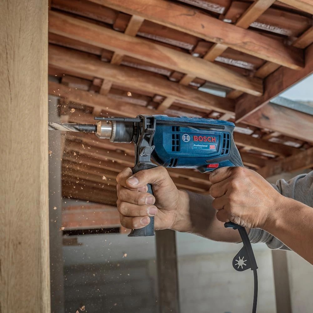 Furadeira de Impacto GSB 13 RE-M 750W 220V em maleta Bosch — foto 2