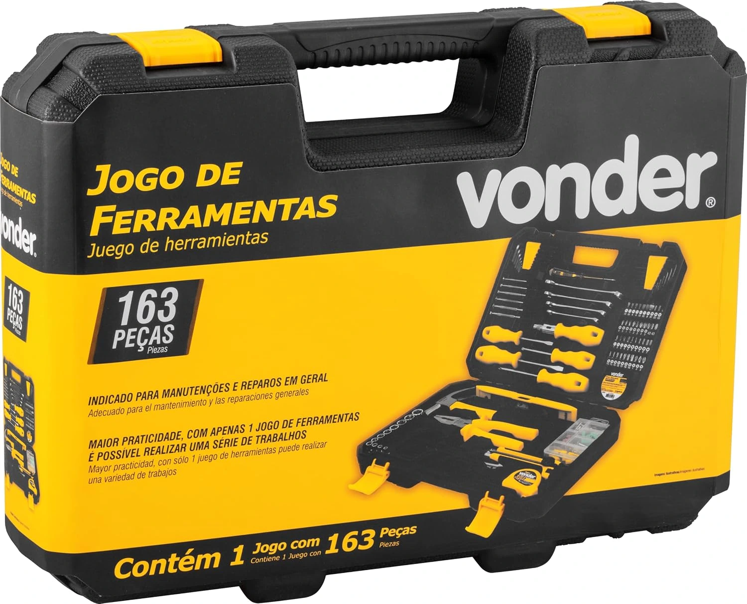 Jogo De Ferramentas Com 163 Peças Vonder — foto 4