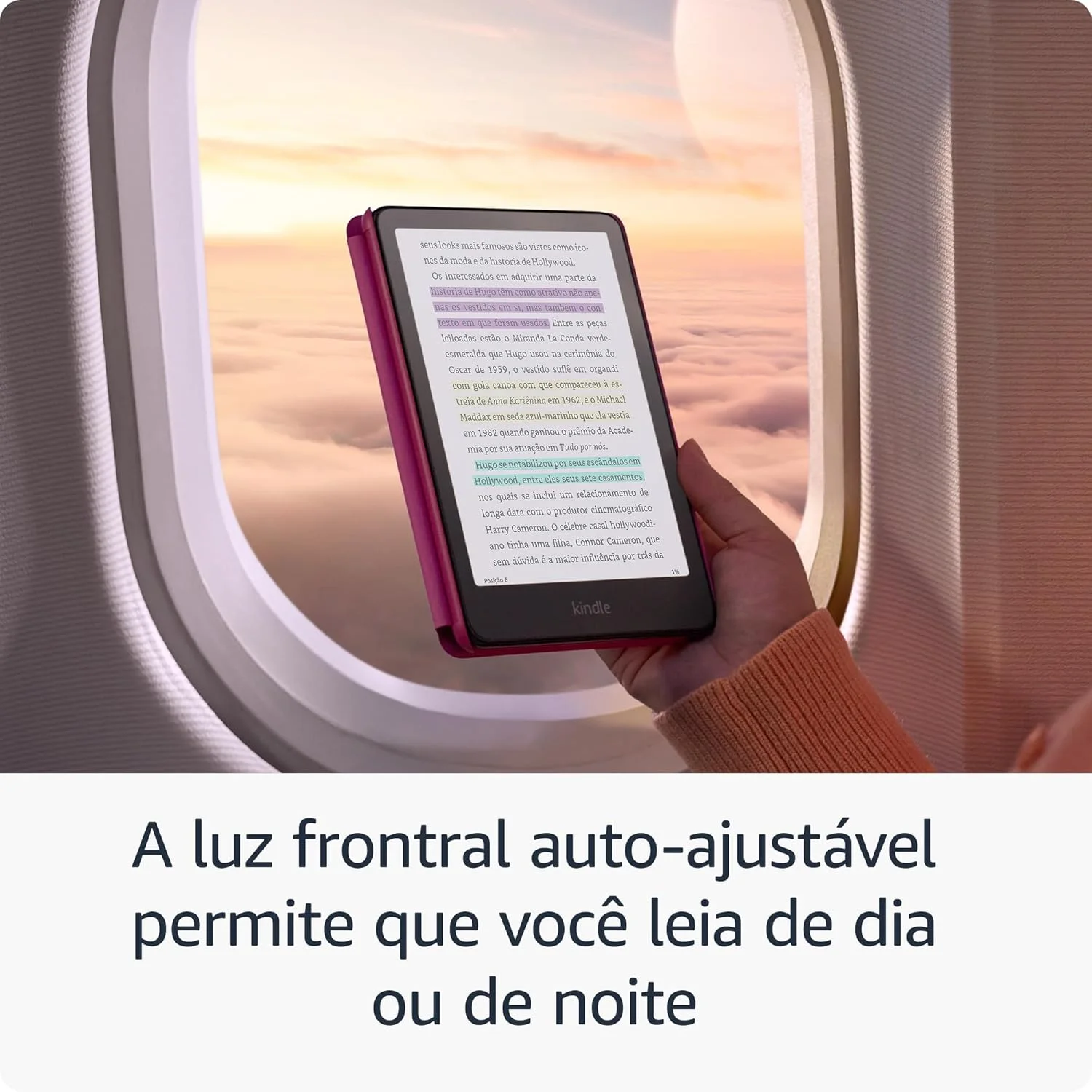 Amazon Kindle Colorsoft Signature Edition 32 GB (modelo 2024) - Com tela colorida, luz frontal autoadaptável, carregamento sem fio e bateria que dura semanas - Cor Preta Metálica Visite a Loja Kindle — foto 5
