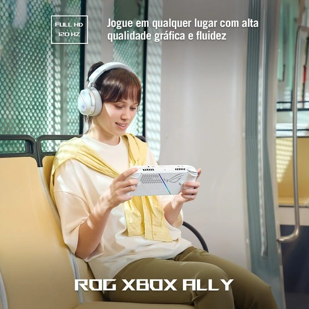 ROG Xbox Ally Console Portátil Tela 7 Touchscreen 120Hz, AMD Ryzen Z2A 2 GHz, 16 GB RAM, 512 GB SSD, Windows 11 Home - White - RC73YA-NH003W — foto 5