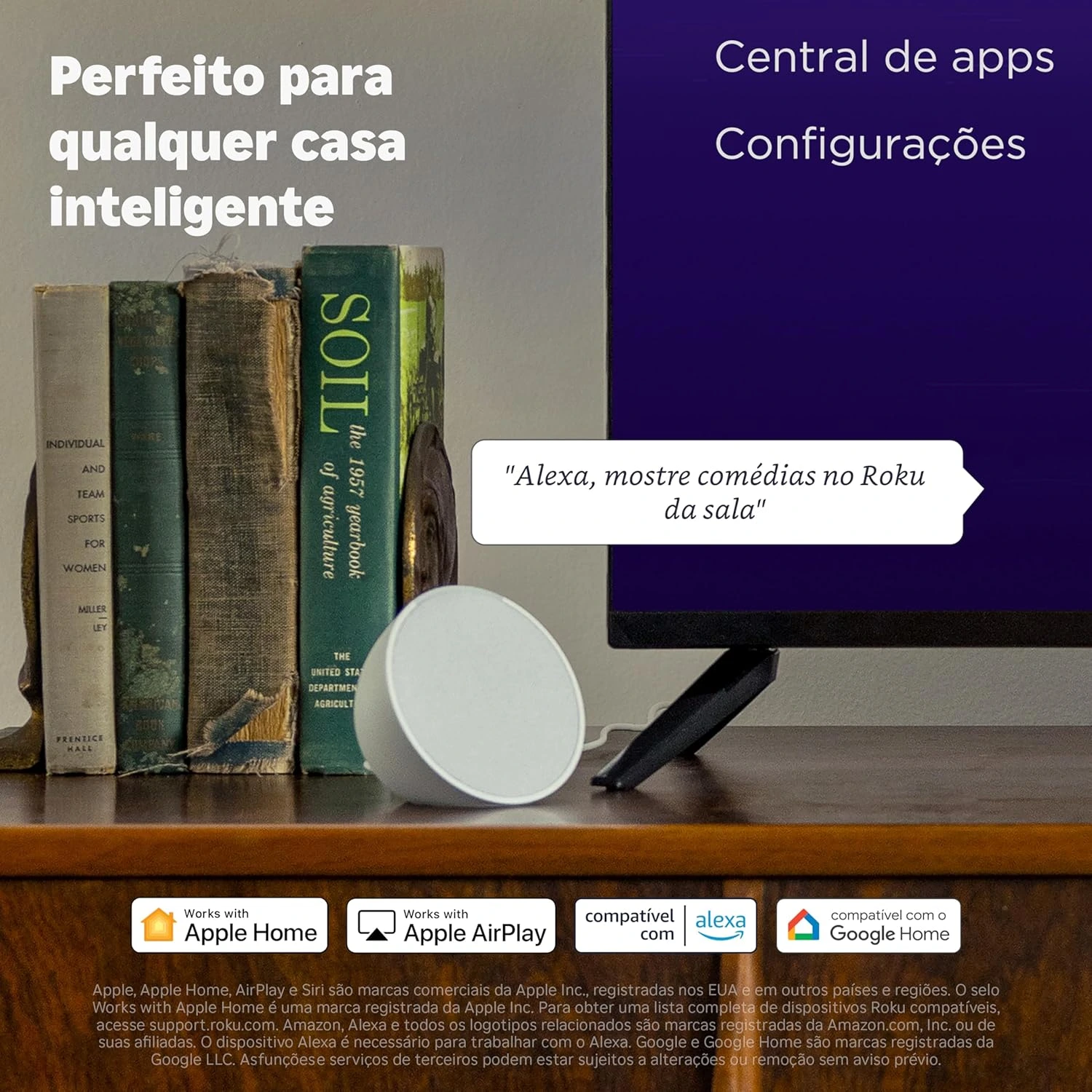 Roku Streaming Stick HD 2025  Dispositivo de streaming para TV HDFHD com controle remoto por comando de voz compatível com Alexa, Siri e Google — foto 9