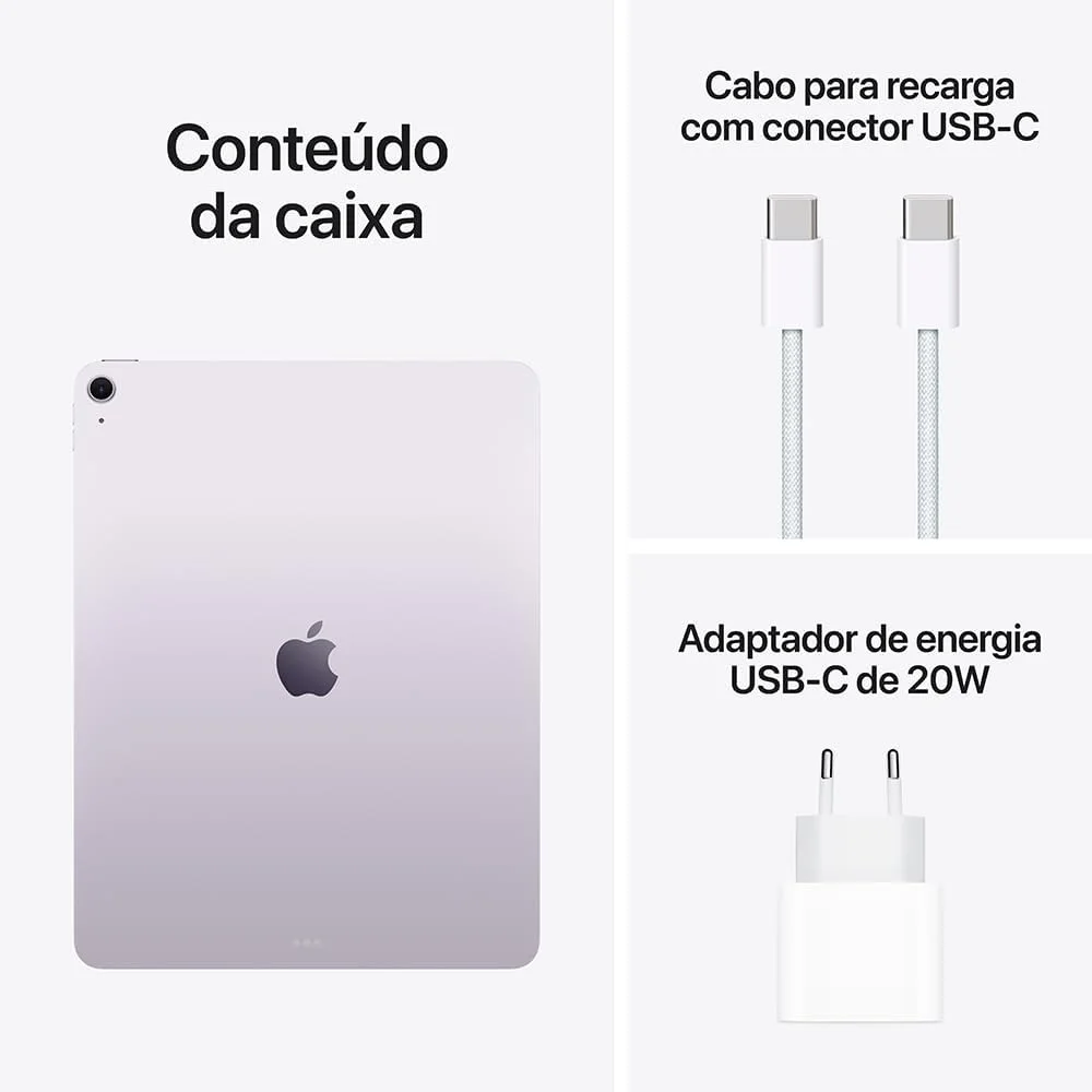 Apple 2025 iPad Air de 13 polegadas (Wi-Fi, 128 GB) - Roxo (M3) — foto 6